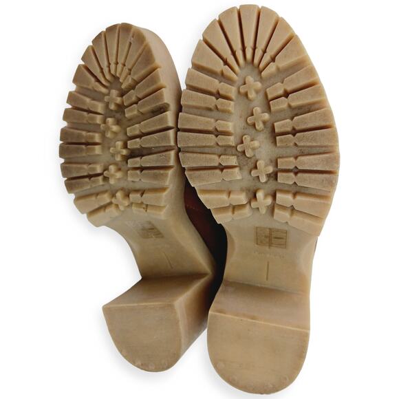 Dolce Vita SZ 7 Cashe H2O Waterproof Lugged Sole Camel Suede Boots Retro $160 - Picture 7 of 8